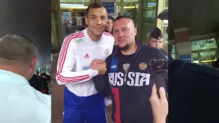 Сборная России по футболу в Калининграде