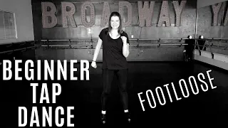 BEGINNER TAP DANCE | "Footloose" by Kenny Loggins | Easy Tap Steps!