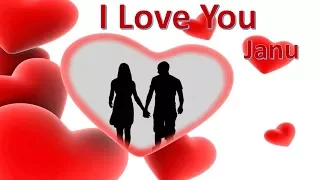 I Love You Janu - Love Whatsapp Status Video