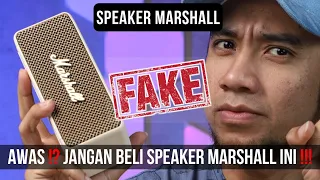 JANGAN BELI SPEAKER MARSHALL INI!? TONTON YANG INI DEH UNBOXING & REVIEW SPEAKER MARSHALL PALSU