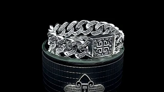 Обзор на серебряный мужской браслет O&H "Crusader Mini"