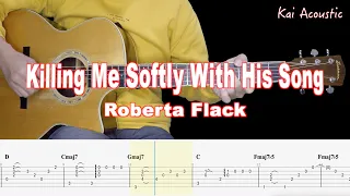 Killing Me Softly With His Song(Roberta Flack) - Fingerstyle Guitar Tutorial TAB