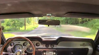 Quick ride down the road in a 67 Shelby GT500