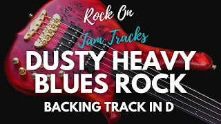 Dusty Heavy Blues Rock Backing Track For Guitar In D Minor