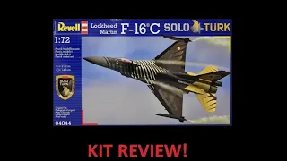 Revell F-16 C 1/72 "Solo Turk" kit review!