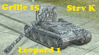 Grille 15 ● Leopard 1 ● Strv K - WoT Blitz UZ Gaming