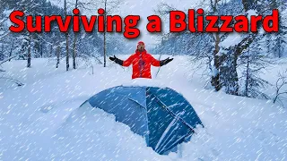 Winter Camping Survival - Blizzard of the Year