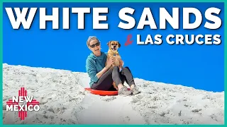 🛷🐶 Sledding at White Sands + Exploring Las Cruces New Mexico! | Newstates in the States