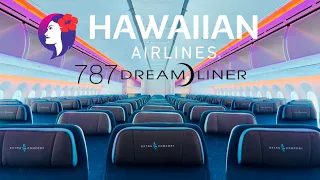 INAUGURAL FLIGHT | Hawaiian Airlines Boeing 787-9 Main Cabin HNL (Honolulu) to SFO (San Francisco)