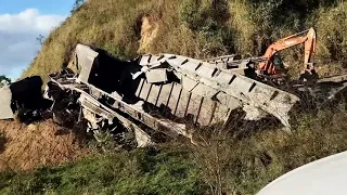 ACIDENTE DE TREM EM GLICÉRIO BARRA MANSA