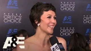 Maggie Gyllenhaal on the Red Carpet - 2015 Critics' Choice TV Awards | A&E