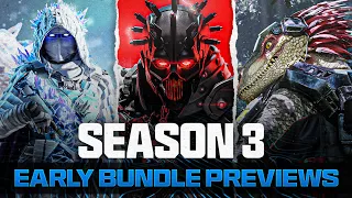 FIRST LOOK: Modern Warfare 3 Season 3 Bundles Showcase… (Reactive Godzilla, Dinosaur & Ultra Skins)