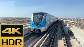 [4K 60fps HDR]Dubai Metro-Green Line(ALL STATIONS) by the new ALSTOM train-Shot on iPhone 13 Pro Max