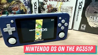 Nintendo DS gameplay on the RG351P is actually pretty good!