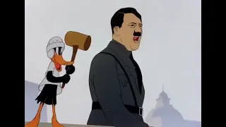 Daffy Duck kills Adolf Hitler