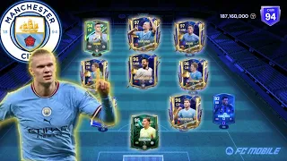 Manchester City x Haaland, Best Special Squad Builder | FC Mobile 24 #fcmobile