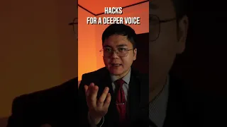 Hacks for a deeper voice in under 30 seconds #shorts