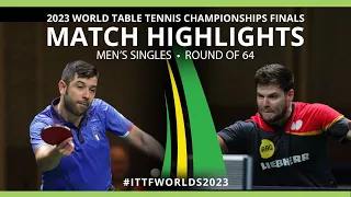 Dimitrij Ovtcharov vs Niagol Stoyanov | MS R64 | 2023 ITTF World Table Tennis Championships Finals