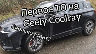 ТО 1 Geely Coolray, пройдено.