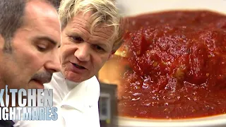 Owner Defends Selling Week Old Lasagne | Kitchen Nightmares