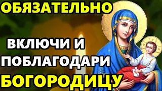 ВКЛЮЧИ И ПОБЛАГОДАРИ БОГОРОДИЦУ ПРЯМО СЕЙЧАС! Сильная Благодарственная Молитва Богородице