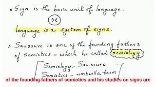 Ferdinand de Saussure | Sign, Signifier, Signified | Langue and Parole| IRENE FRANCIS(with subtitle)