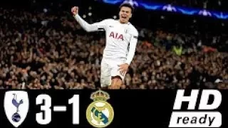 Tottenham Hotspur vs Real Madrid 3-1 Extended Highlights & Goals - 01 NOV 2017