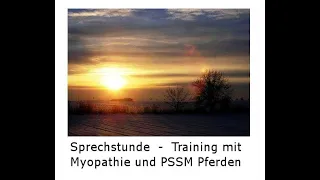 Myopathie + PSSM Pferde Training - Sprechstunde mit Claudia Benedela