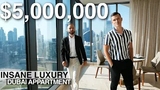 Inside a Dubai $5 MILLION Luxury Penthouse - Real Estate Tour Dubai