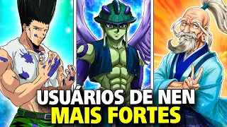 Os 10 USUÁRIOS de NEN MAIS FORTES em HUNTER X HUNTER!