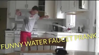 Andrew's Sneaky Water Faucet Prank - Matt Gets Drenched!