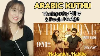 Arabic Kuthu - Video Song | Beast | Thalapathy Vijay | Pooja Hegde | Sun Pictures | Nelson  REACTION