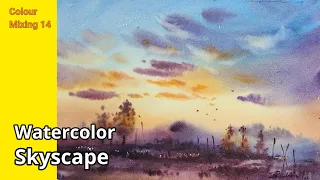 How to Paint a Skyscape in Watercolor