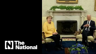 Merkel meets Biden at White House during final US tour