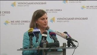 Victoria Nuland in Kyiv: Top US diplomat praises Poroshenko, criticises Kremlin leaders