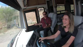 First time driving a new 40 foot Newmar Motor home