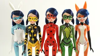 All 5 Miraculous Ladybug Magic Heroez Dolls - Supercut