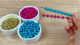 Make 100 in One Day and Sell Them All! DIY Idea with Pearl Beads.