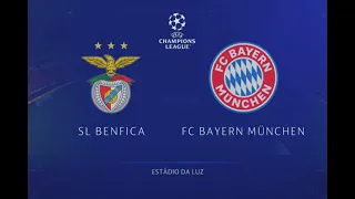 BENFICA-BAYERN MUNCHEN Champions league (4K)