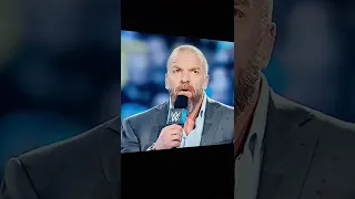 Triple H says his goodbyes at Wrestlemania 38