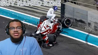 SHEESH...American Reacts To Kimi Raikkonen Biggest F1 Crash Every Year