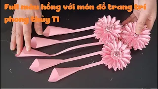 Full màu hồng với món đồ trang trí phong thủy T.1