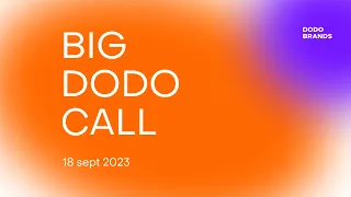 Big Dodo Call 2023 - 18.09.2023/ Alina Kachkan PR & Organizational manager