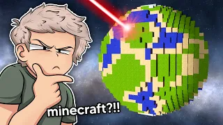 DESCUBRO el Nuevo PLANETA MINECRAFT y lo DESTRUI 🤑 | Solar Smash