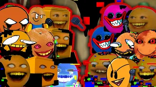 FNF Corrupted "Sliced" But ALL PHASES Annoying Orange Sings It 🎶 Come & Learn With Pibby (FNF Mod)