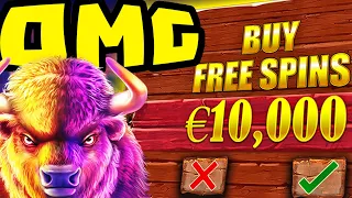 €10.000 BONUS BUY 😱 BUFFALO KING MEGAWAYS 🔥 RANDOM MICHAELS BIGGEST SLOT WINS STREAM HIGHLIGHTS‼️