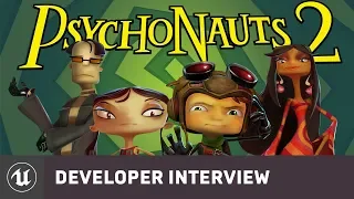 Psychonauts 2 by Double Fine Productions | E3 2019 Developer Interview | Unreal Engine