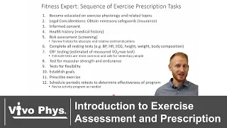 Introduction to Exercise Assessment and Prescription