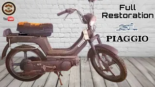 Full Restoration old SI Piaggio  - Full Timelapse