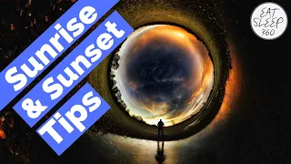 Insta360 ONE R and ONE X Sunrise and Sunset photography shooting tips